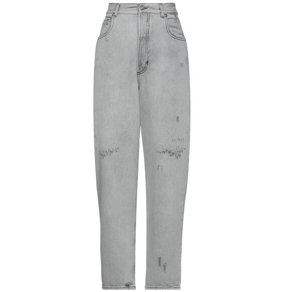 Nine in the Morning Ella Gray Straight Leg Loose Fit Distressed Jeans Women's 28 - Picture 1 of 10